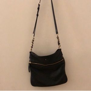 Kate Spade Black Leather Crossbody Bag